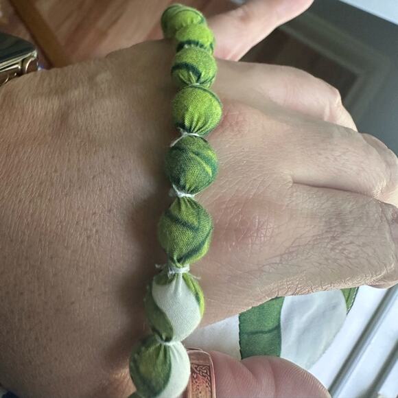 FARM Rio Green White Spaghetti Strap Maxi Sundress size xl nwt - Picture 4 of 11